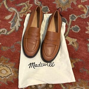Madewell Brown Leather Loafers